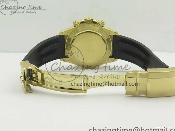 0407 Daytona 116518 LN Paul Newman ARF 1:1 Best Edition Black Dial on Oysterflex Strap A4130 Super Clone Chic 3356